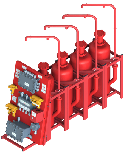 Установка пожаротушения УАПП-2Р-ХВ